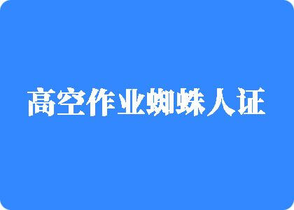 操逼网站ABB入口高空作业蜘蛛人证